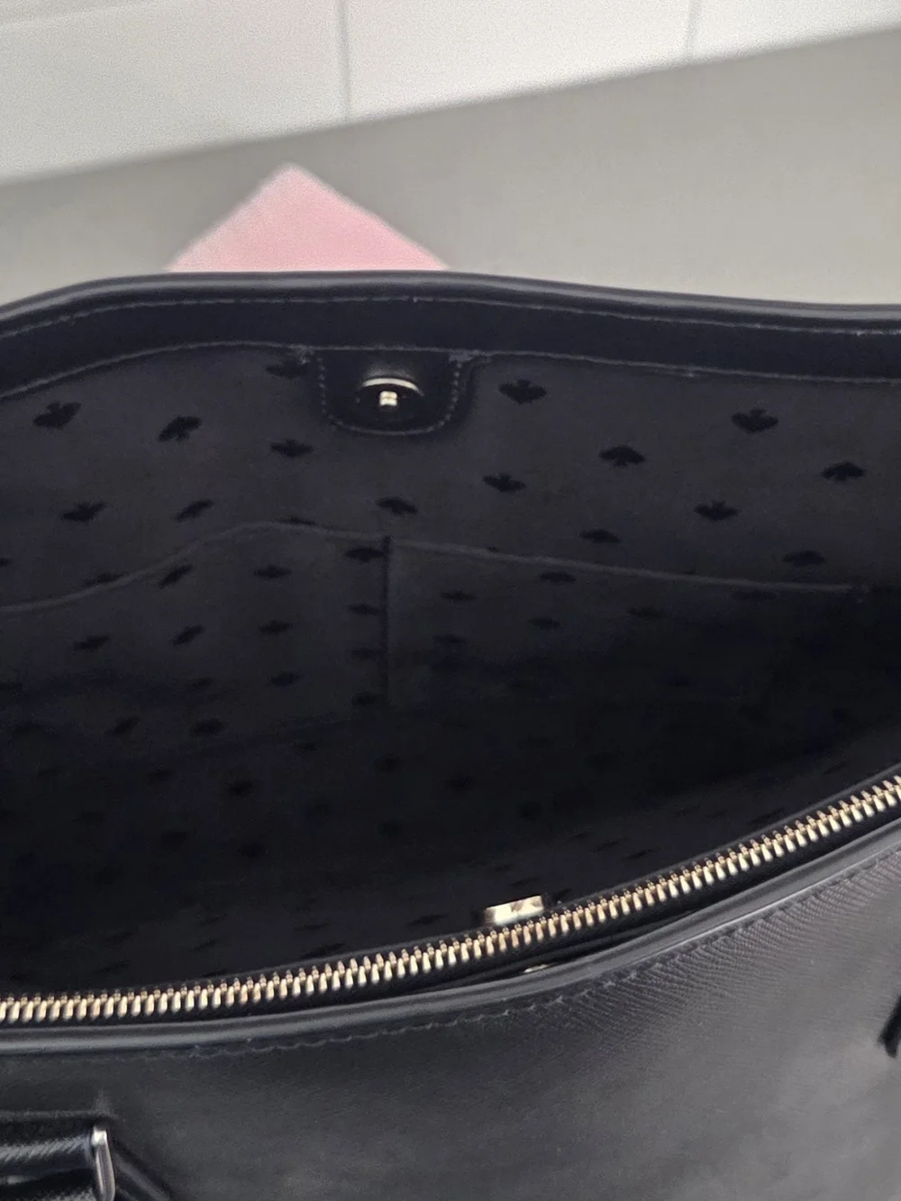 New Authentic Kate Spade Perry Leather Laptop Tote Bag